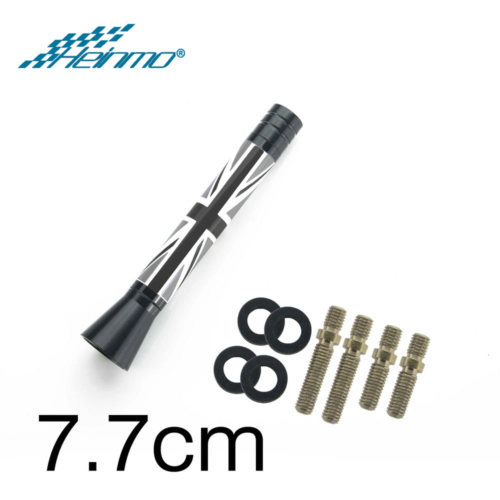 Flag Grey Jack 77mm Автомобильные антенны MINI Cooper R56 для MINI R55 R56 R60 R61 F54 F55 F56 F60 автомобильные аксессуары для укладки MINI Countryman F60 - Цвет: Flag Grey Jack 77mm