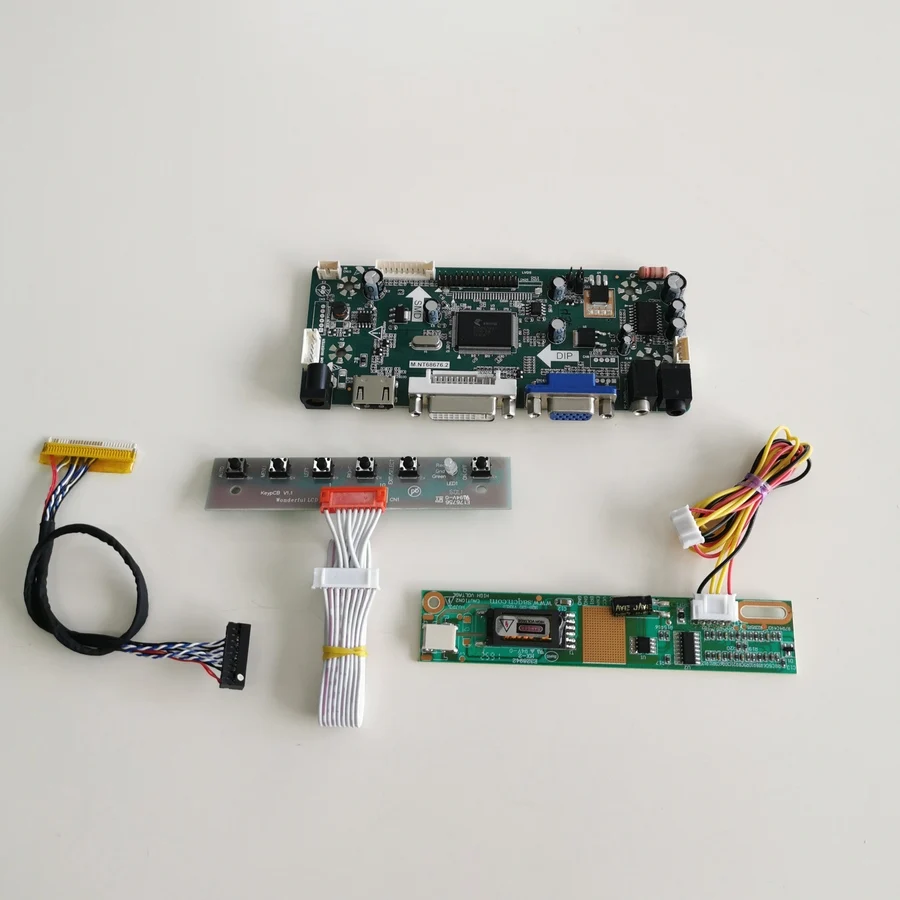 

For LP150U06-A2 LP150U1-A2 M.NT68676 Controller Drive Board LCD Monitor Panel DVI VGA CCFL LVDS 30Pin 15" 1600*1200 DIY Kit