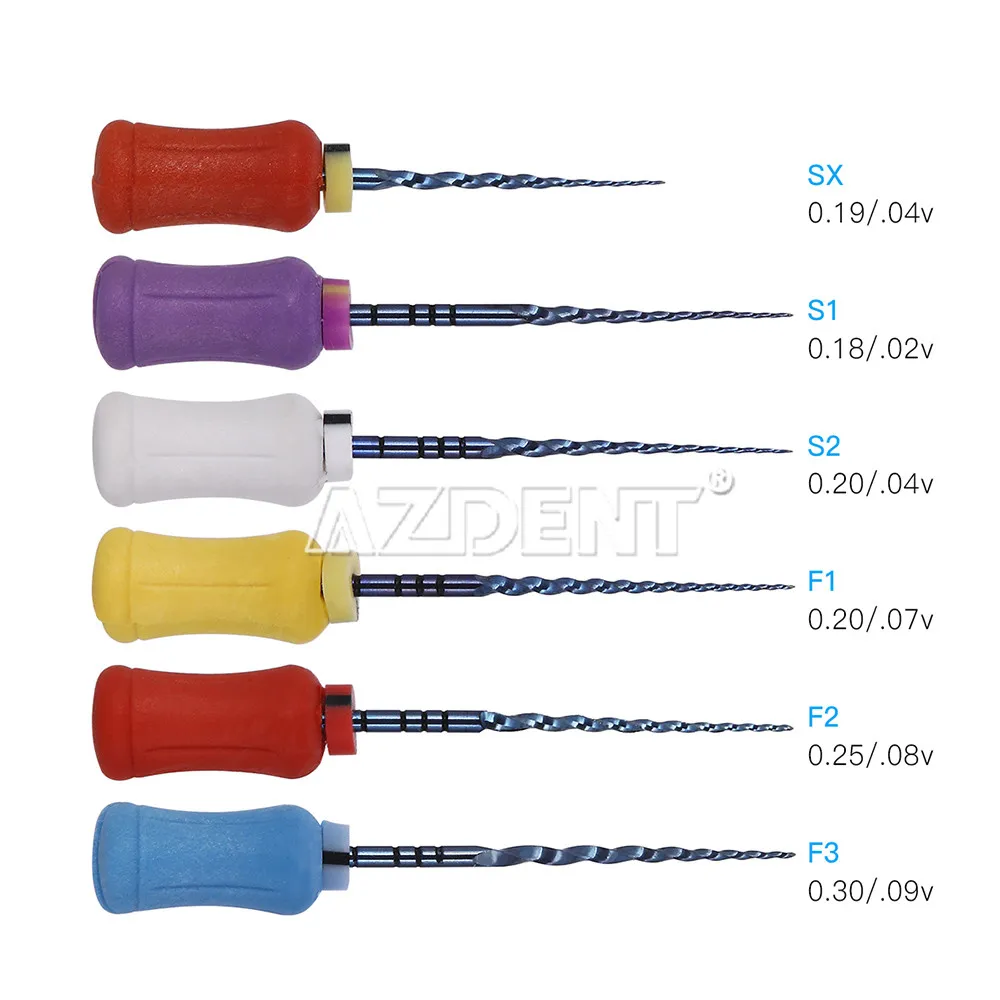 AZDENT 6 шт./кор. зубные эндодонтические нити ручной Применение тепла активированный