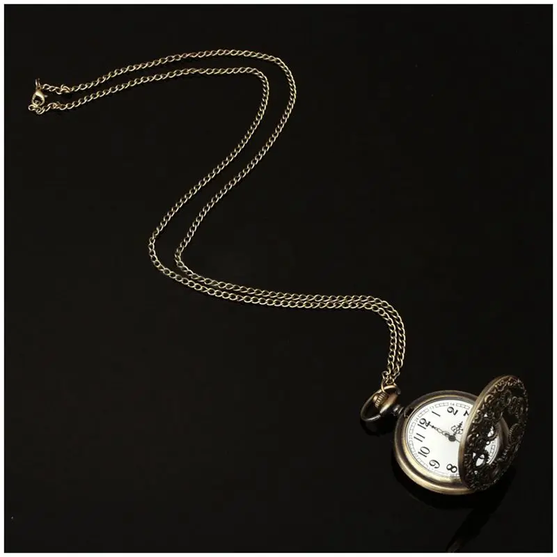 

Retro Steampunk pocket watch quartz chain watch watches pendant necklace gift