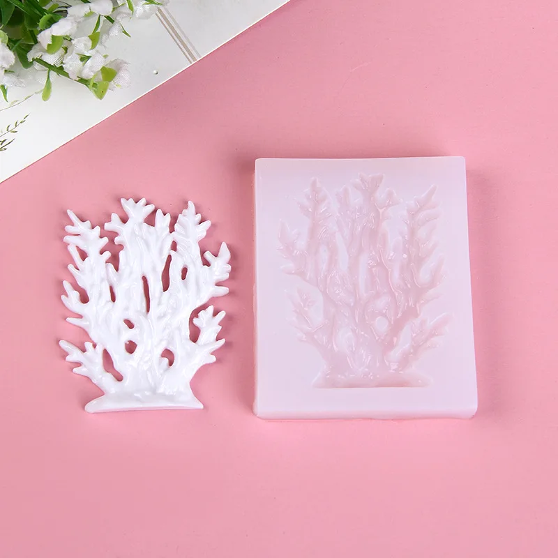 

Fondant Silicone Coral Seaweed Chocolate Molds Pastry and Bakery Accessories Cake Decoration Baking Tools