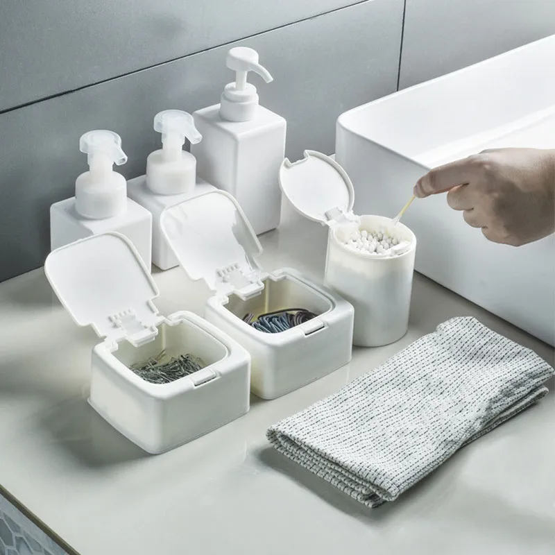 Простой эластичный ящик для хранения пыленепроницаемый с крышкой Настольный