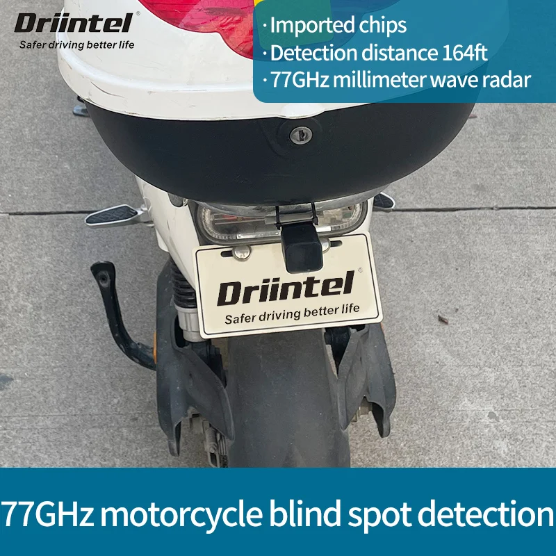 

Motorcycle blind spot detection 77GHz millimeter wave radar BSD BSA BSM heavy locomotive blind spot monitoring auxiliary system