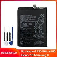 phone battery hb396285ecw for huawei p20 eml al00 honor 10 maimang 8 replacement rechargable batteries 3400mah