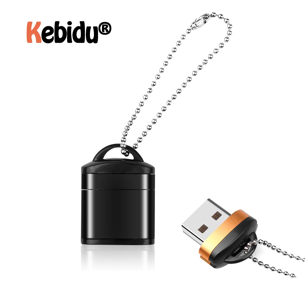 Кардридер Mini USB 2 0 с пластиковой крышкой брелок для ключей высокоскоростная карта