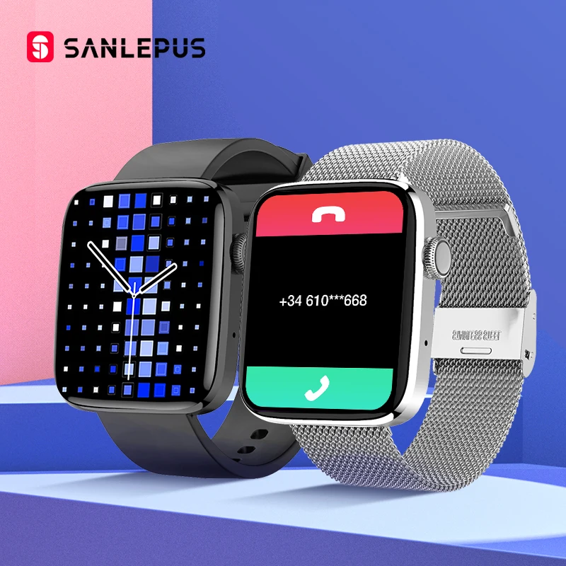 

Смарт-часы SANLEPUS 1,8 дюйма, HD экран, GPS, Bluetooth