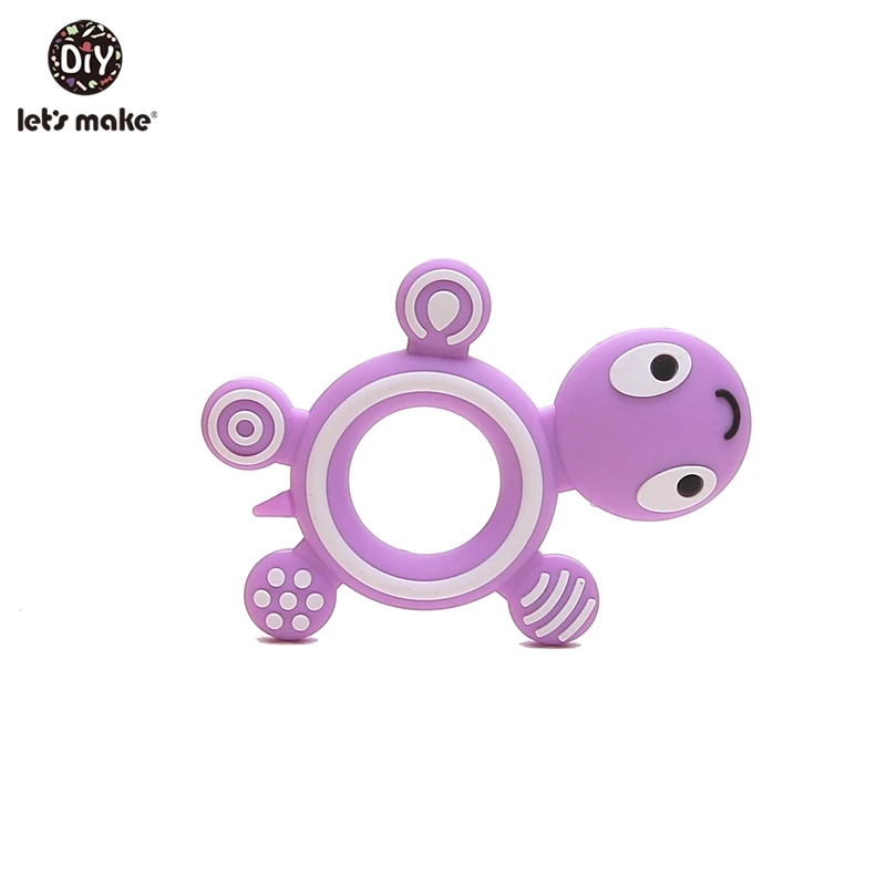 Let'S Make 1Pc Silicone Baby Teether Toddler Toys Diy Stroller Accessories For Pacifier Chain Owl Food Grade Toys Baby Teether - Цвет: 1ER129520