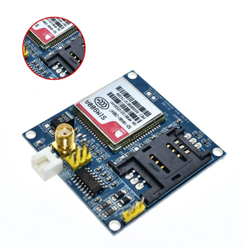 HOT 1Pcs Sim900A Sim900 Mini V4.0 Wireless Data Transmission Module Gsm Gprs Board Kit + Antenna | Электроника