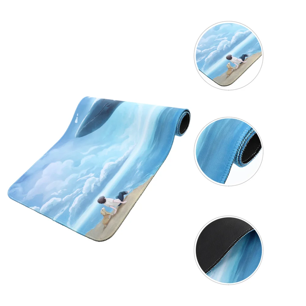 

Creative Pad Rectangular Mat Rubber Cloth Mousead Desk Mousepad