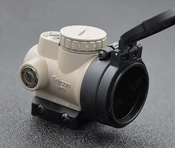 Тактический Trijicon MRO стиль 1x Красная точка прицел с Picatinny рельсовый Адаптер для