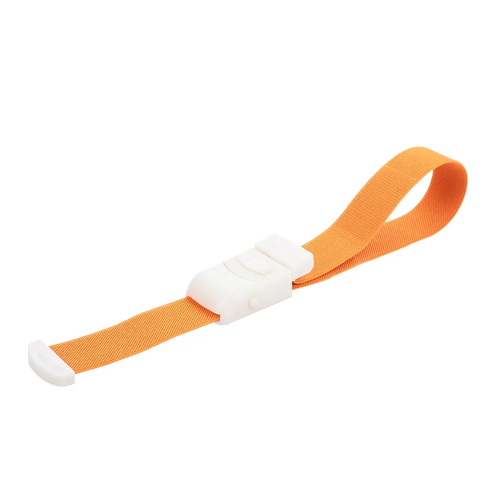 Orange Hemostasis Effect Good Portable Emergency Tourniquet Military Step Practical Medical Strap Outdoor Tourniquet Snap Tourniquet - Color: Orange