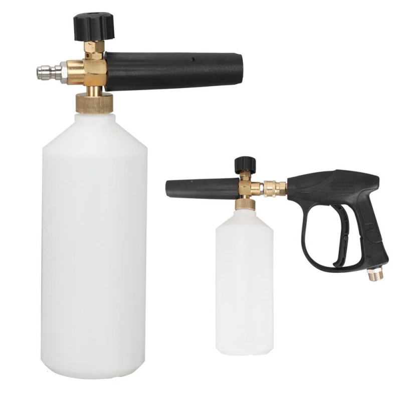 1/4&quot Snow Foam Washer Gun Car Wash Soap Lance Cannon Spray Pressure Jet Bottle car clean cleaning cleaner accessories | Автомобили и