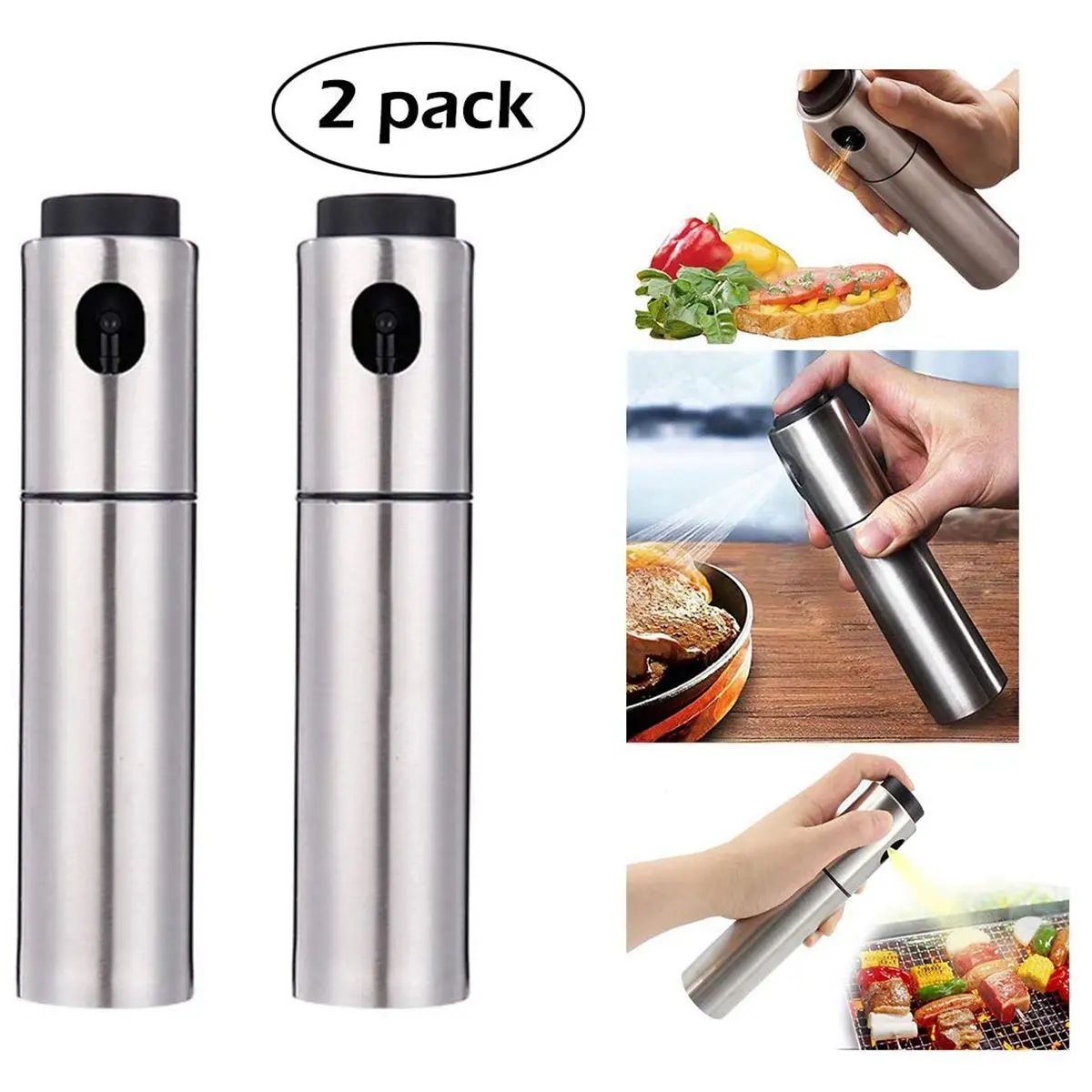 Распылитель уксуса для масла из нержавеющей стали распылитель распылительной