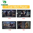 Автомагнитола с сенсорным экраном 7 дюймов, MP5-плеер с поддержкой Bluetooth, FMUSBAUX, типоразмер 2 Din