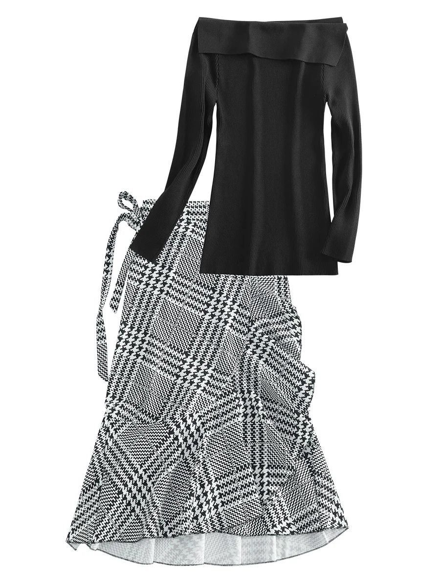 Комплект из двух предметов весенне-осенняя женская одежда 2020 корейское