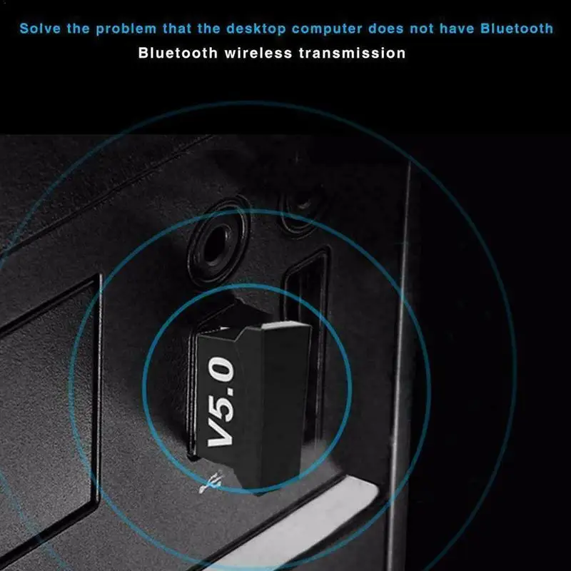 USB Bluetooth 5 0 адаптер беспроводной настольный компьютер ноутбук без драйвера аудио