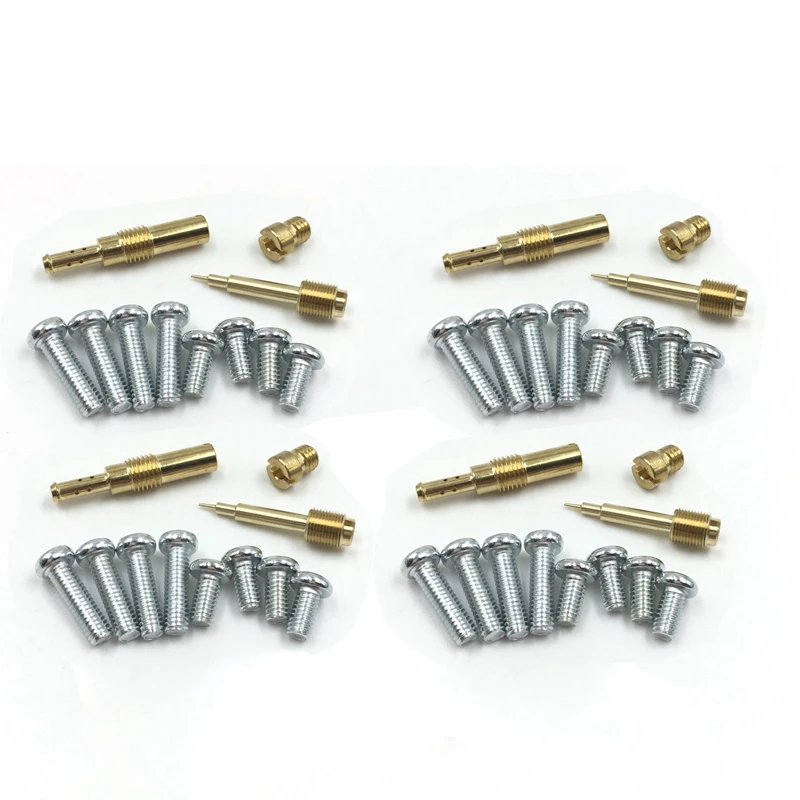 Комплект для ремонта мотоциклетного карбюратора 4 набора плавающая игла