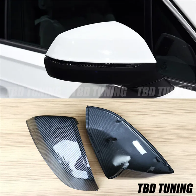 For Audi Q5 SQ5 Q7 SQ7 Carbon Fiber Look Rear View Mirror Cover 2016 20107 2018 2019 | Автомобили и мотоциклы