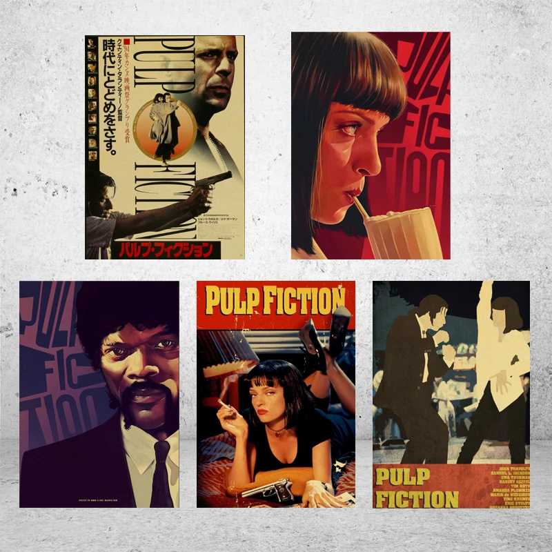 Винтажные постеры Vinatge Pulp нимация B для дома/бара/гостиной Декор крафт-бумага
