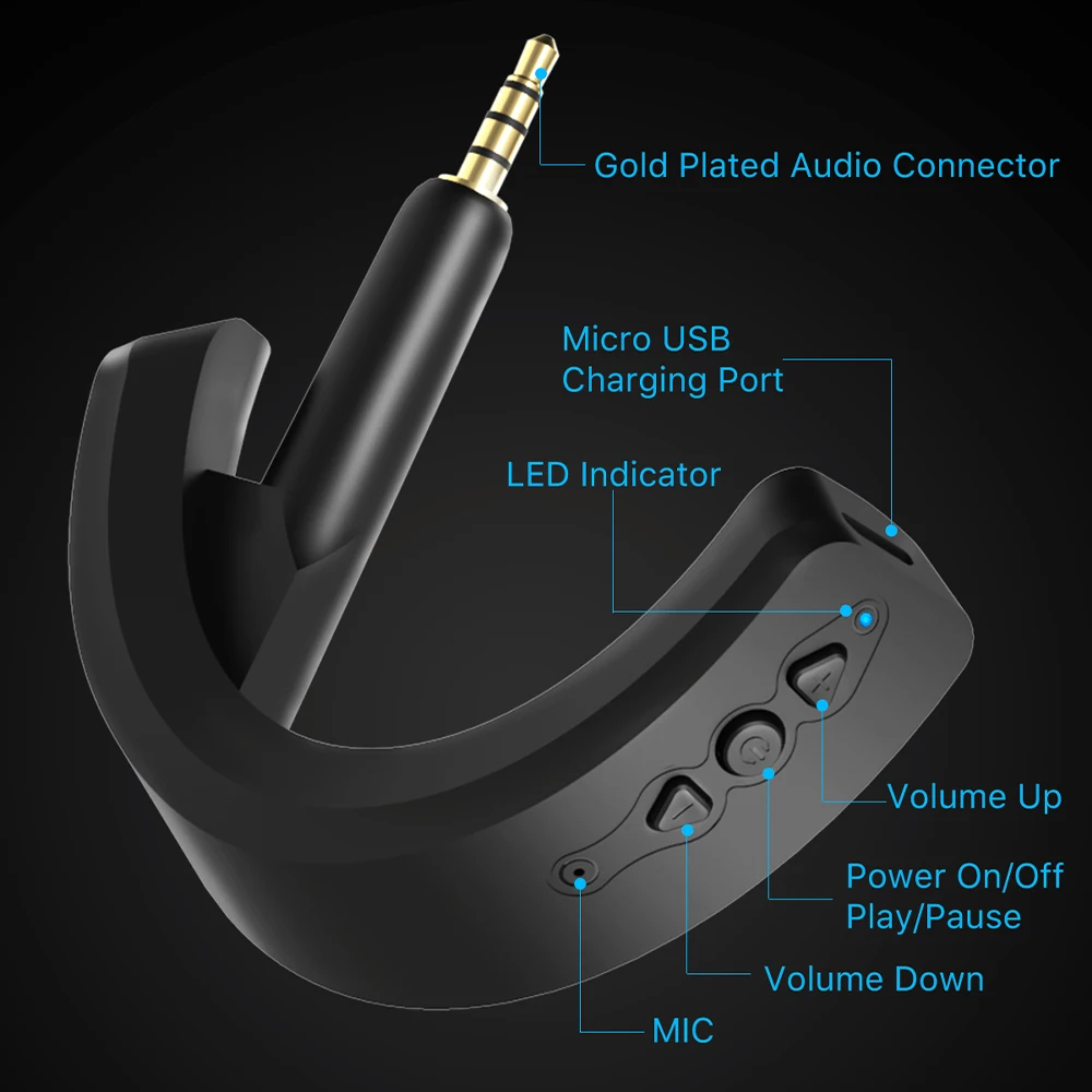 Беспроводной Bluetooth-адаптер для Boss QC15 QC 15 беспроводной динамика приемник aptX -