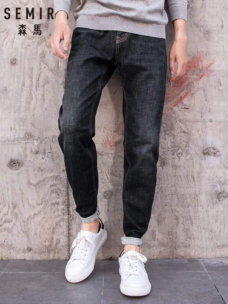 SEMIR новые поступления джинсов Мужские качественные брендовые деловые