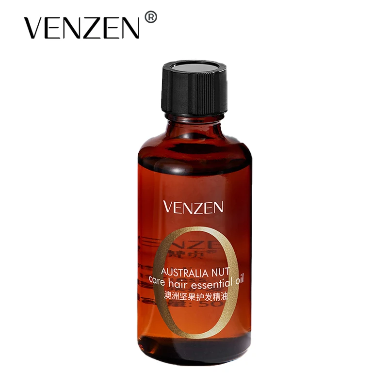 

VENZEN Macadamia Essential Oil Anti-Hair Loss Multifunctional Repair Dry And Damaged Hair Supple Scalp Care 50ml