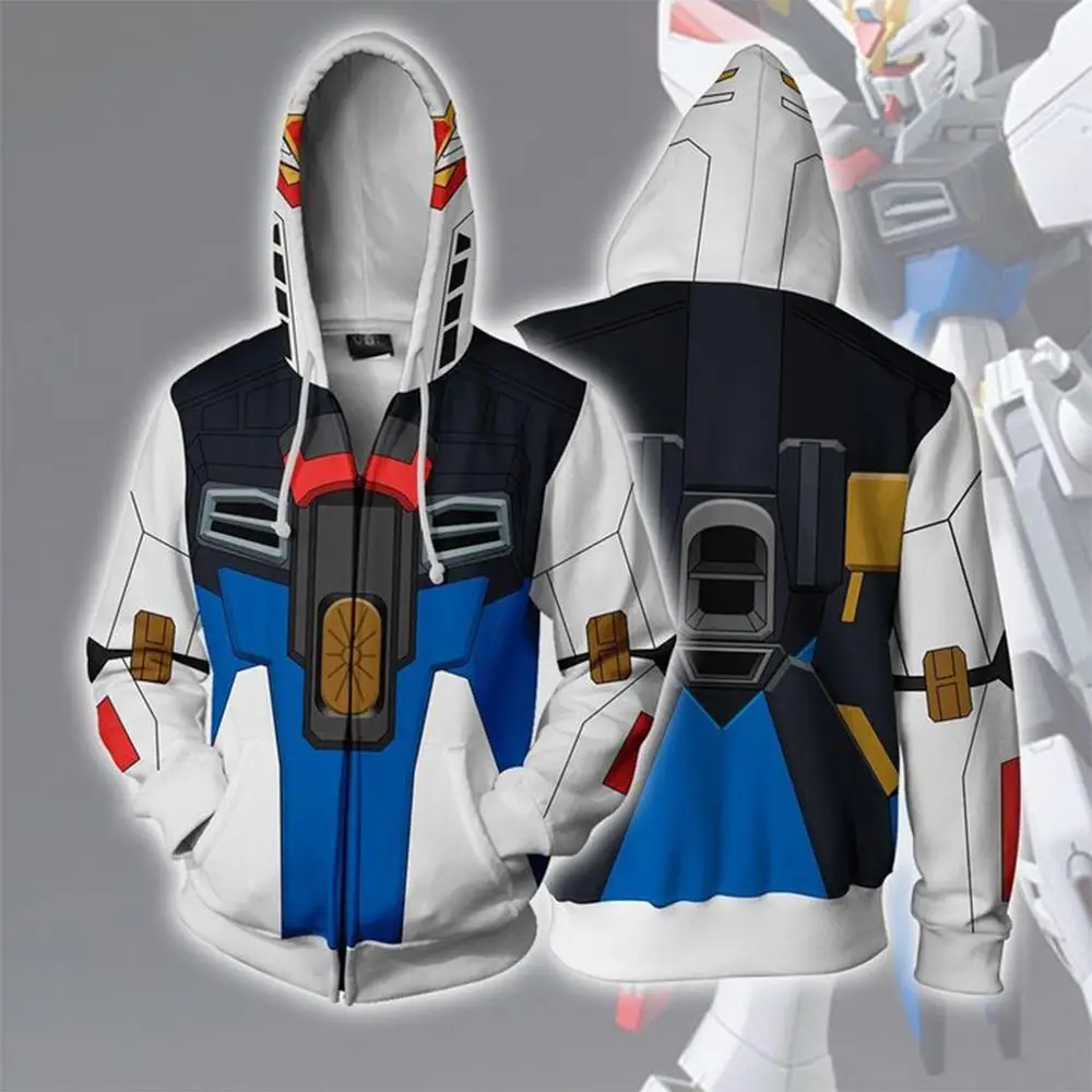 Костюм из аниме-косплея GUNDAM костюм для мобильного телефона толстовка с 3D
