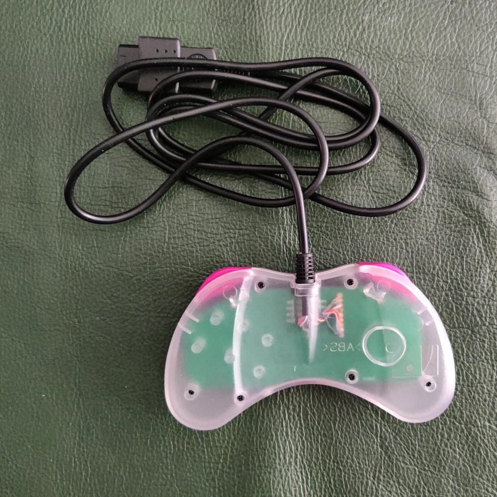 

Transparent wired Game controller for SEGA Saturn SS