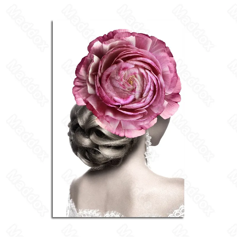 

Wall Pictures for Living Room Modern and Fashionable Individual Character Decorative Painting Flower Creative Hanging Painting