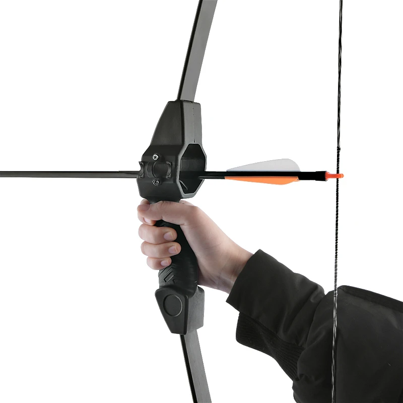 

1pc 15-20lbs Adjustable Archery Recurve Bow Children Bow Nylon Unique Handle Design Very Safe for Outdoor Shooting Hunting Game