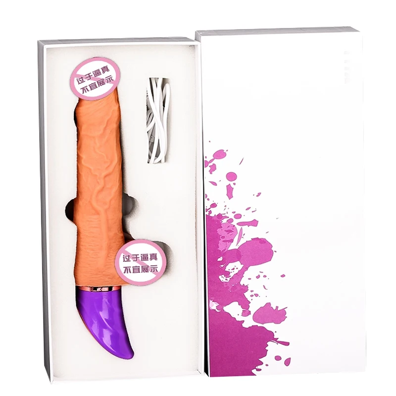 Вибратор Omysky гибкий реалистичный огромный пенис секс игрушки с подогревом