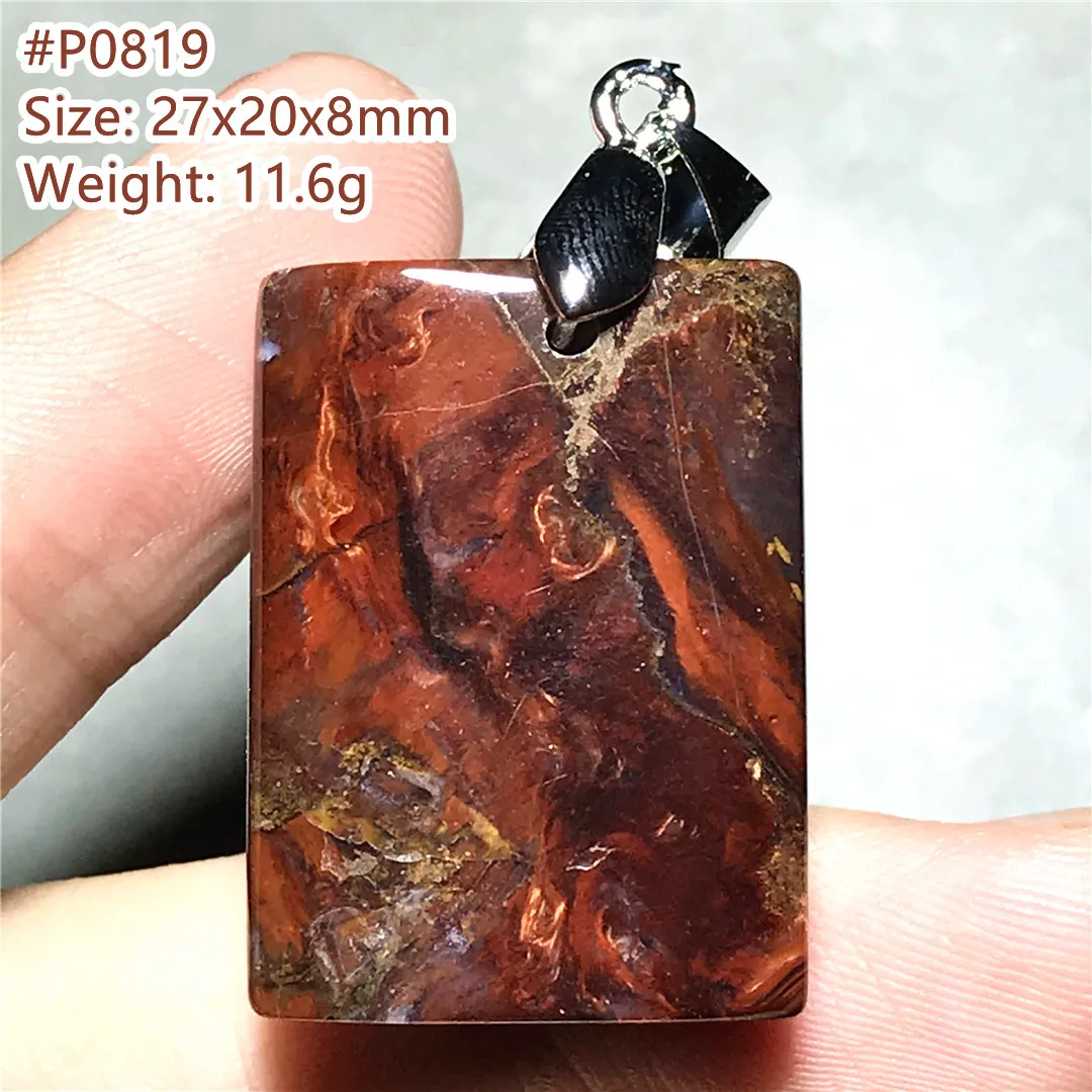 

Genuine Natural Blue Pietersite Pendant Jewelry For Woman Lady Man Namibia Crystal Oval Beads Firework Effect Energy Stone AAAAA