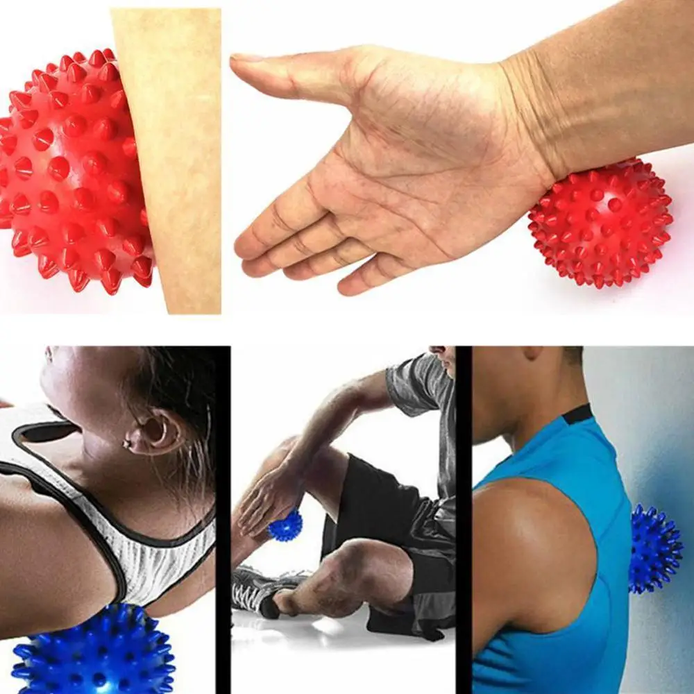 

9cm Hard PVC Acupoint Massage Ball Muscle Soreness Ball Foot Relief Fitness Pain For Plantar Fasciitis Massage Stimulating C7Q3