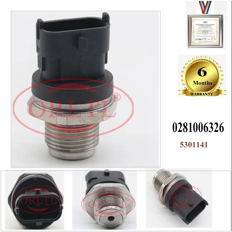 

Common Fuel Rail Pressure Sensor 0281006326 5301141