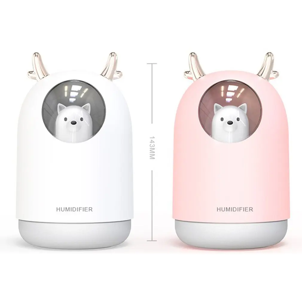 

Creative Cute Pet Usb Mini Humidifier Home Bedroom Mute Small Desktop Air Spray Animal Mechanical Ultrasonic 30 Db Mute