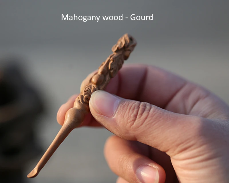 Ручная резьба черное дерево красное подарок высококачественный инструмент для