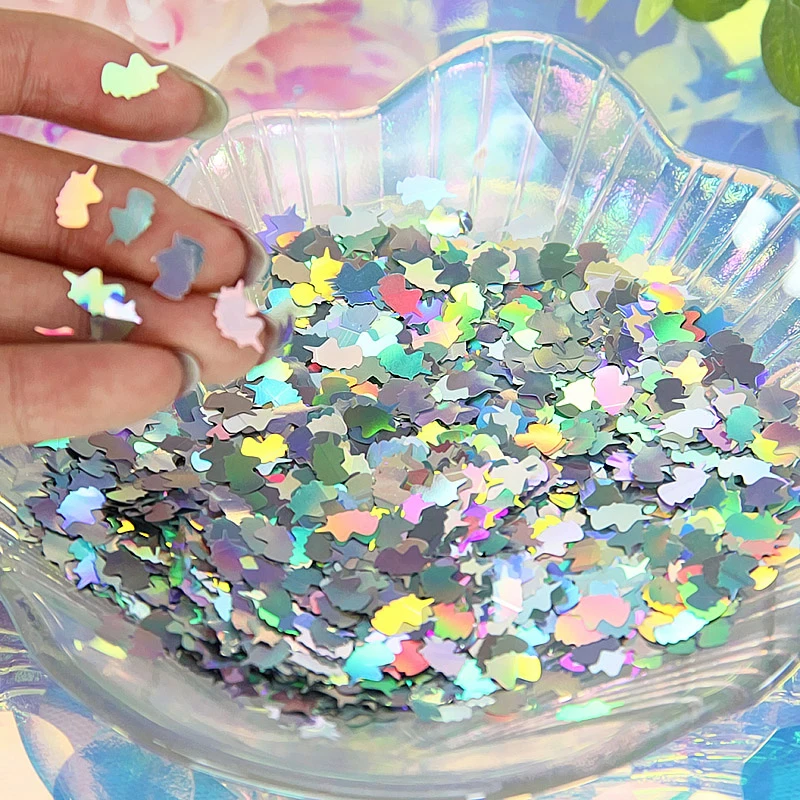 Boxi 10 г Блестящий слайм добавки животные переливающиеся блестки поставки