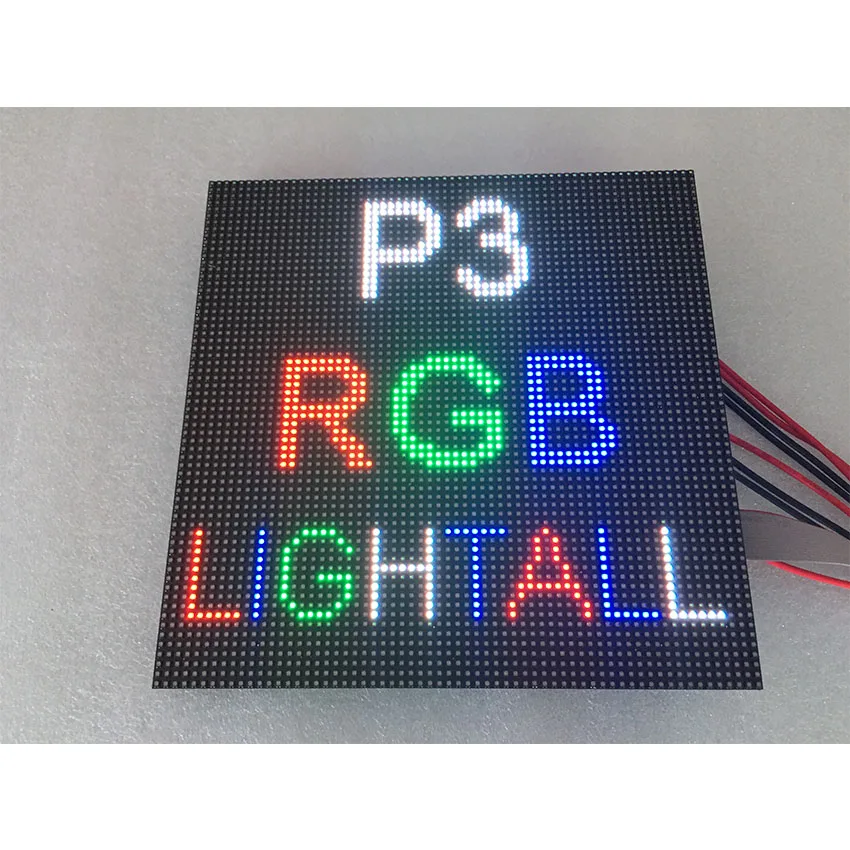 

Well packed Full color 64*64 pixel P3 module indoor 192*192mm pantalla led matrix sign HUB75 rental stage display P2 P3 P6 board