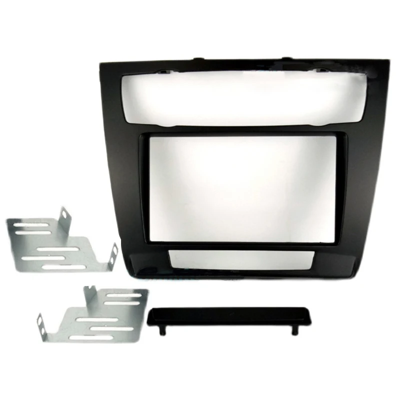 

Автомобильная рама 2 Din для радиоприемника, стереопанель, рамка для BMW 1-Series, E81, E82, E87, E88, 2007, 2008, 2009, 2010, 2011, черный пластик