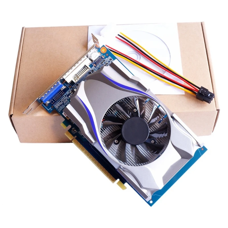 

Game Card GTX650 Computer Graphics Cards 1GB 128Bit DDR5 Discrete Video Cards PCI Express 3.0 Slot for Desktop Computer H3CA