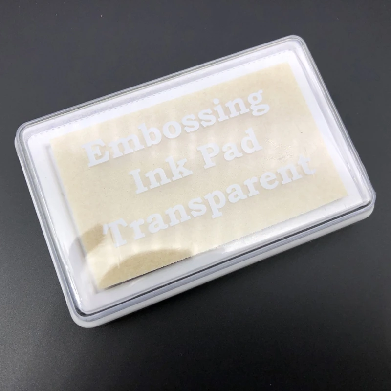 

Embossing Ink Pad Transparent Stamp Inkpad for DIY Planner Scrapbook Card Making