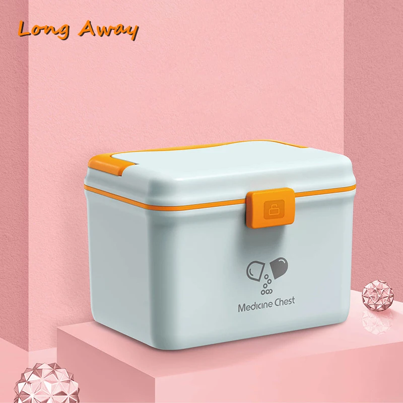 

Household Multi-Layer Oversized First Aid Box Emergency Kits Case Portable Wound Treatment Pills Bandages Storage Box