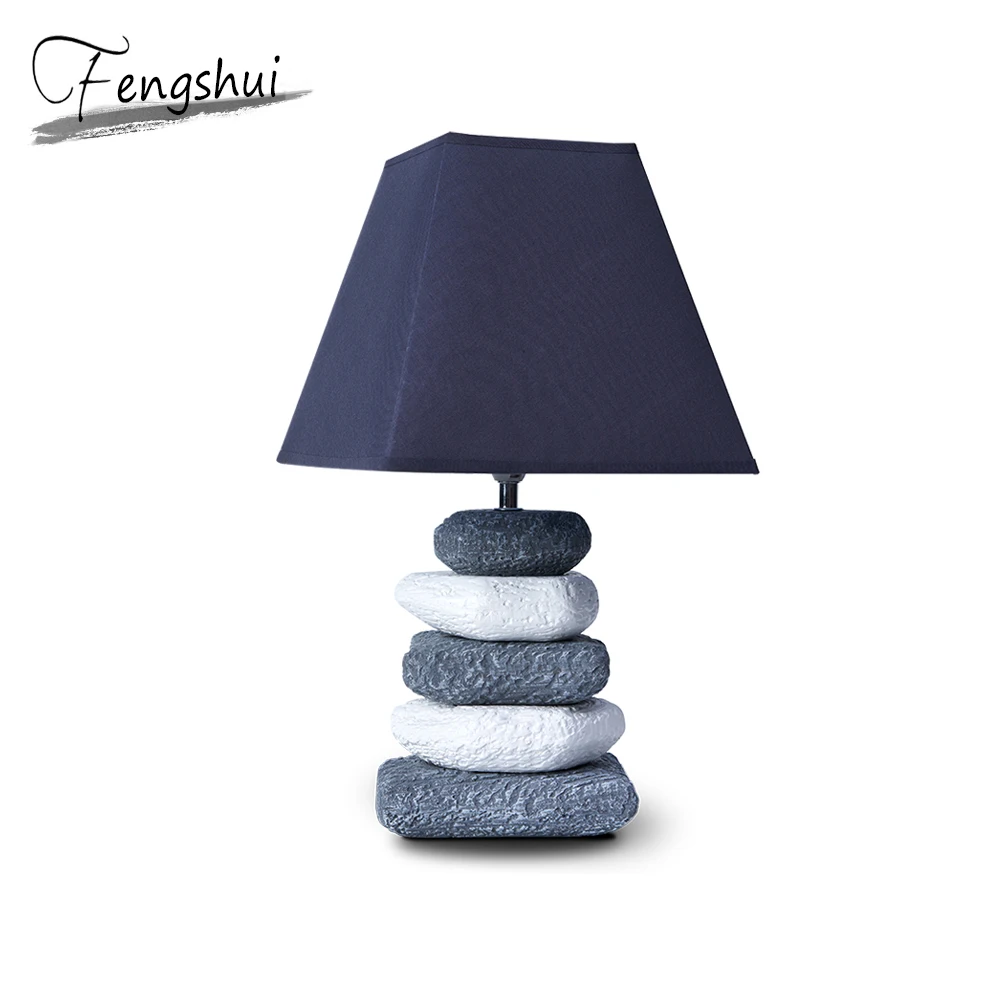 Керамика ткань светодиодный настольная лампа для Спальня дома деко современная