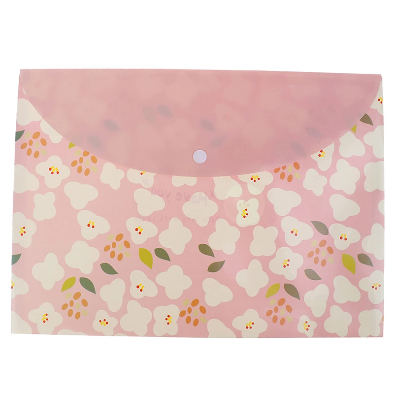 А4 каваи водонепроницаемый папка для документов чехол мультфильм цветок бизнес