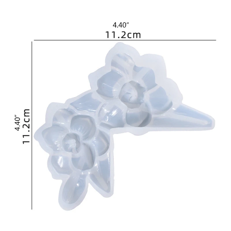

Flower Switch Decoration Epoxy Resin Mold Home Ornaments Casting Silicone Mould DIY Crafts Jewelry Mold