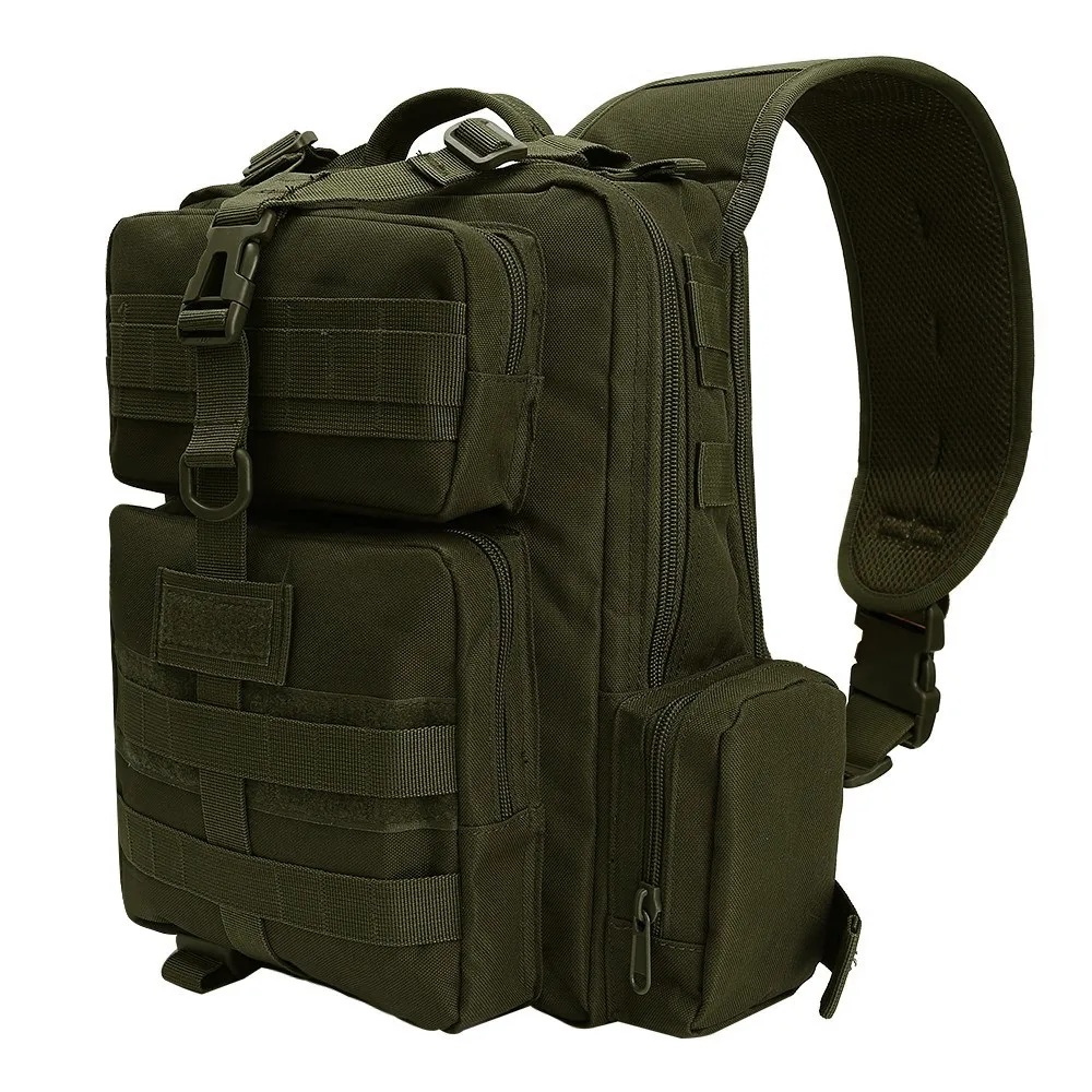 Olive Drab Тактический штурмовой пакет военный Molle рюкзак Водонепроницаемый утилита EDC Рюкзак Слинг Сумка для треккинга Охота страйкбол инструмент переноски - Цвет: Olive Drab