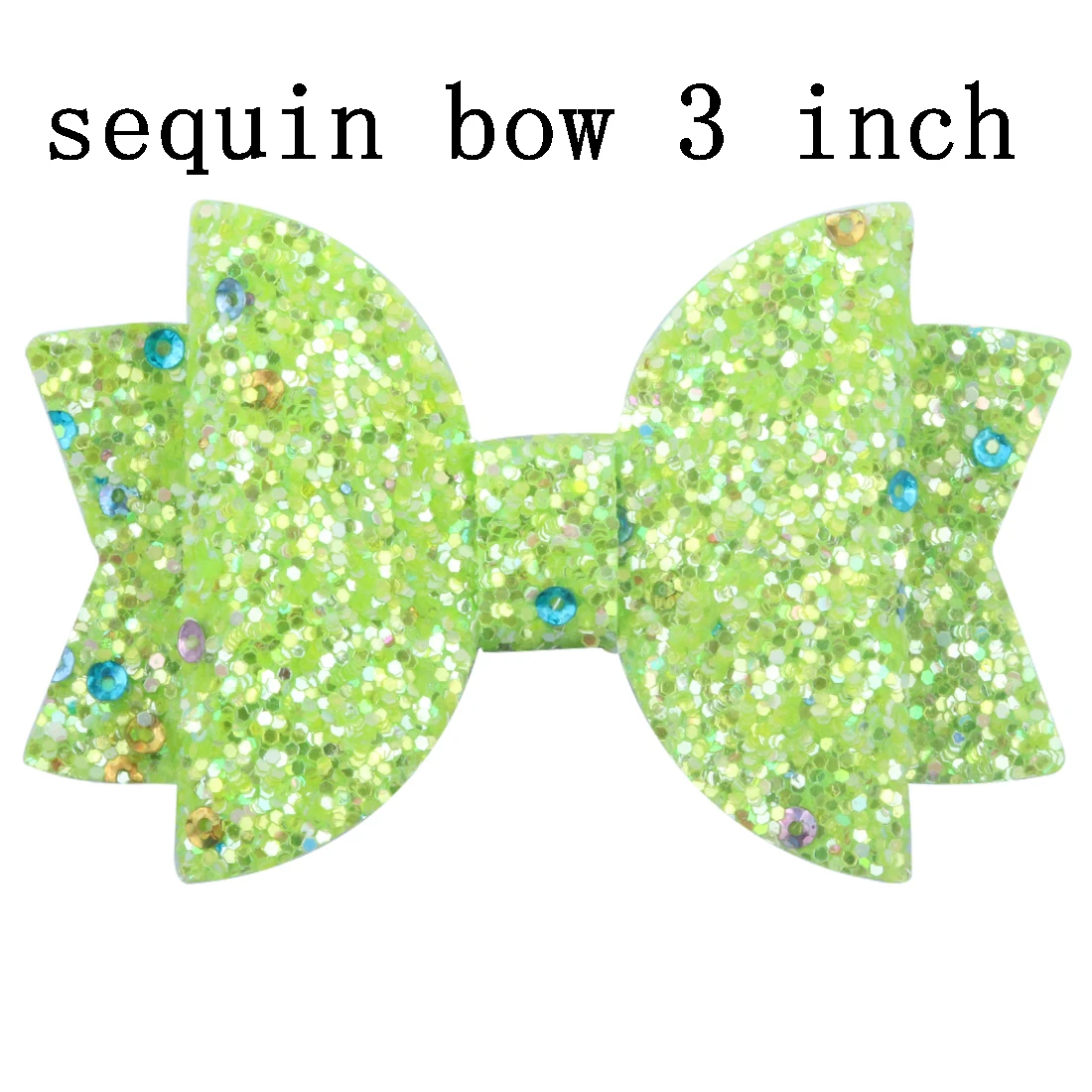 sequin-7 1 шт., заколки для волос для девочек, блестящие банты с зажимом, 3 дюйма, заколка-бабочка, заколки для волос, принт в виде сердца, звезды, патриотизм, точечный дизайн - Цвет: sequin-7