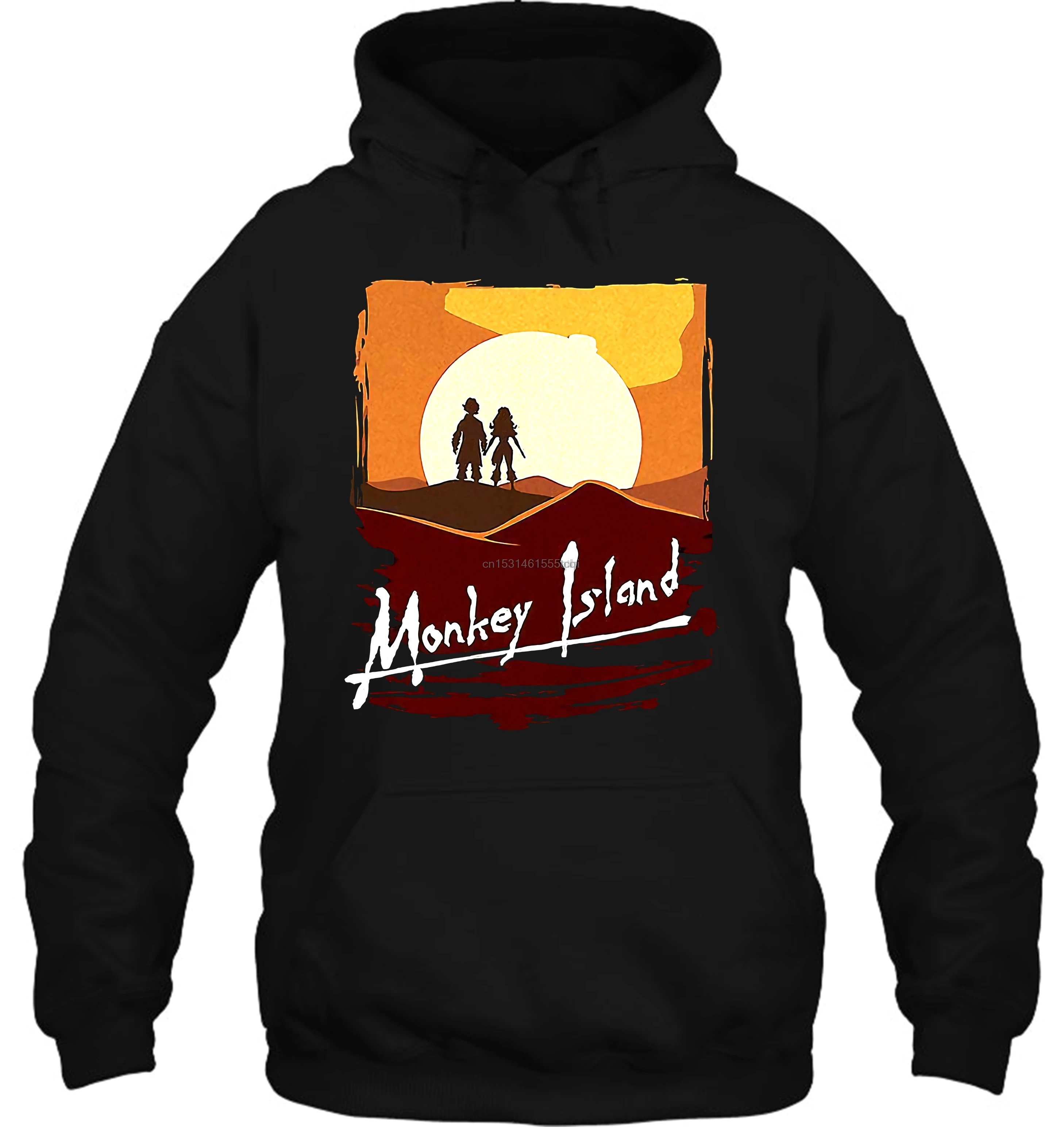 Мужская толстовка с капюшоном Monkey Island Apocalypse Now и женская уличная одежда|Мужские
