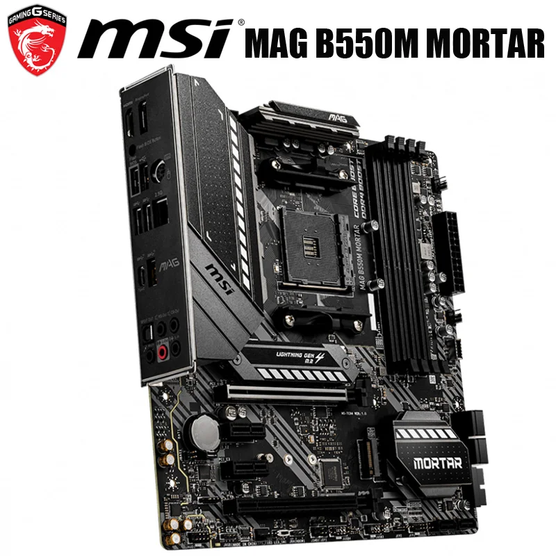 Kaufen MSI MAG B550M MÖRTEL Motherboard Buchse AM4 AMD B550 DDR4 128GB 3rd Gen AMD Ryzen™Original Desktop MSI B550 Mainboard AM4 B550