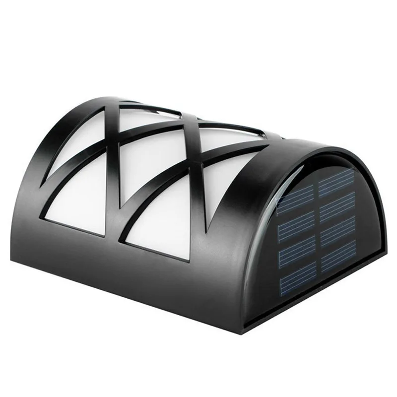 Светодиодный солнечный светильник 6 светодиодный Водонепроницаемый IP55 Сенсор